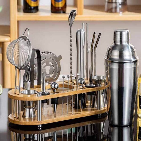 Barmanská Sada na Miešanie Koktejlov TopGast-18 (22ks sada 750ml)