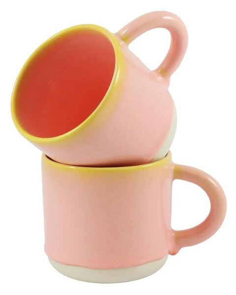 Porcelánový hrnček s uškom Pink Grapefruit 300 ml