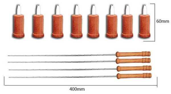 Grilovacie náradie 18ks set Dali BB002