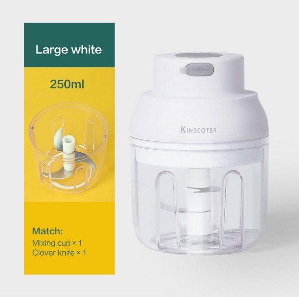 Prenostný mixer s baterkou Kinscoter white SN-001
