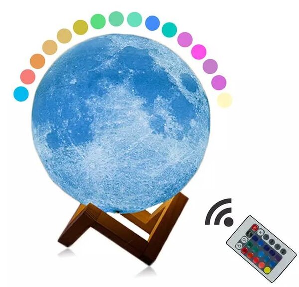Nočná lampa v tvare Zeme - Eartlamp RGB 15cm