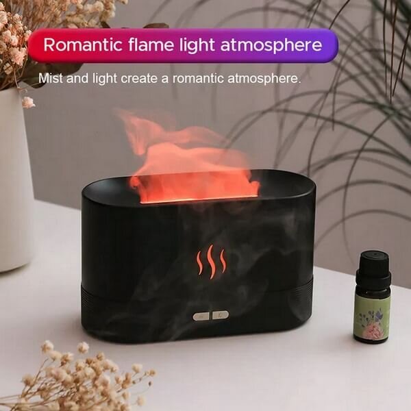 Aróma difuzer Fire 2 RGB DQ-701C čierny