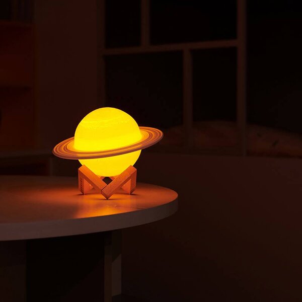 Nočná lampa v tvare Saturna - Moonlamp