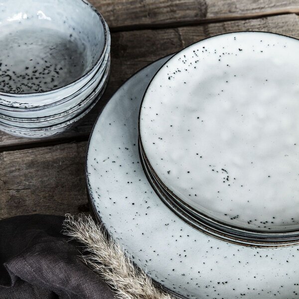 Keramický dezertný tanier Rustic Grey 20 cm