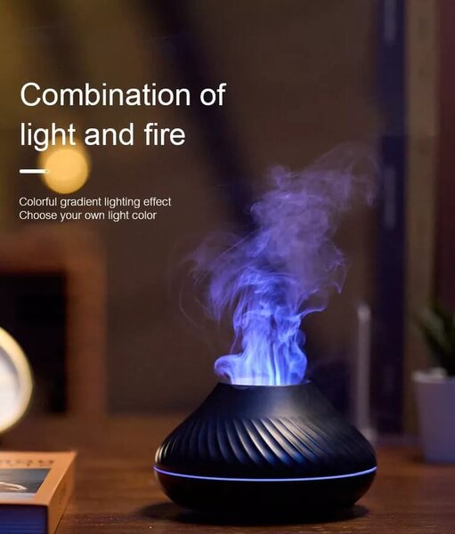 Kinscoter aróma difuzer Fire Ring black DQ-705
