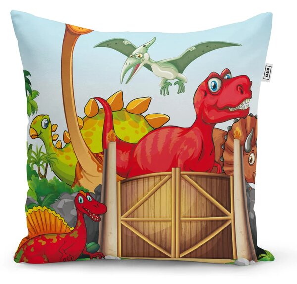 Sablio Vankúš Dinosauri 4 - 40x40 cm