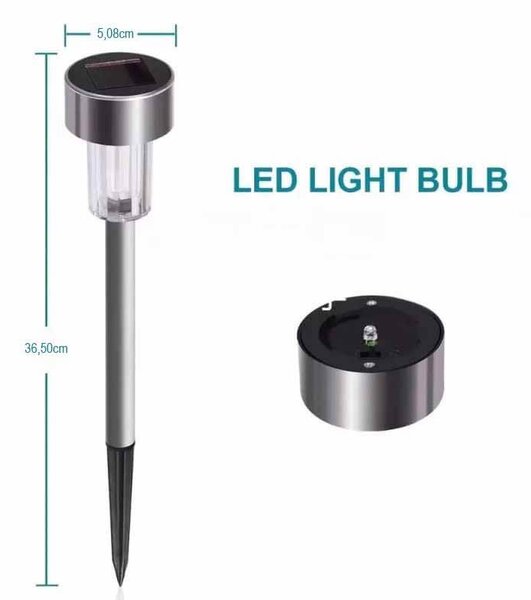 DALI Záhradná solárna lampa L0235 set 10ks