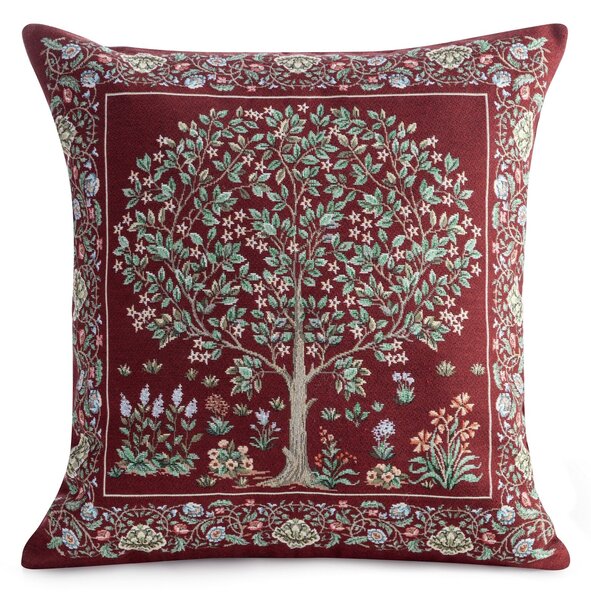 GOBELÍNOVÁ DEKORAČNÁ OBLIEČKA NA VANKÚŠ FESTIVE VERDE1 45X45 CM VZOROVANÁ