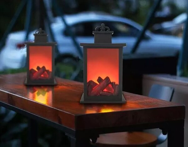 Kahan - lampáš LED imitácia kozubového plameňa