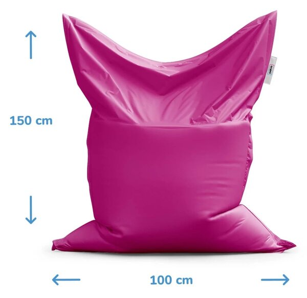 Sablio Sedací vak Farebné bodky na biele - 150x100 cm