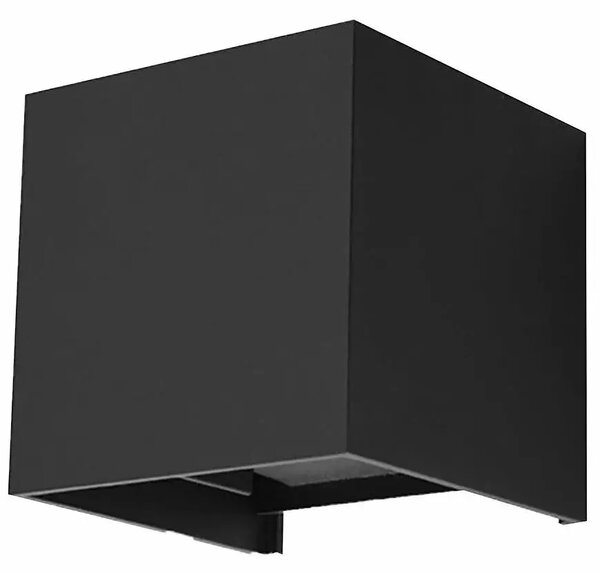 Nástenné svetlo CUBE Black 12W