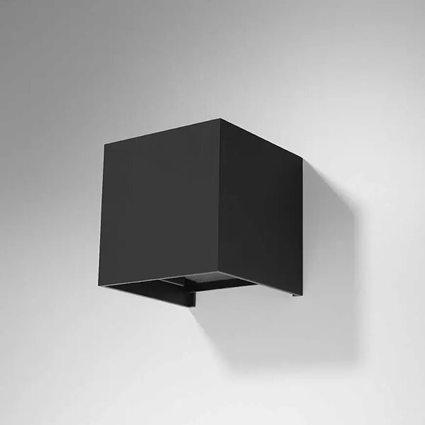 Nástenné svetlo CUBE Black 12W