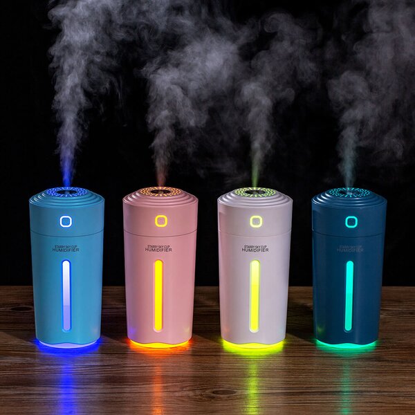 Difuzer Humidifier - ružový 280ml