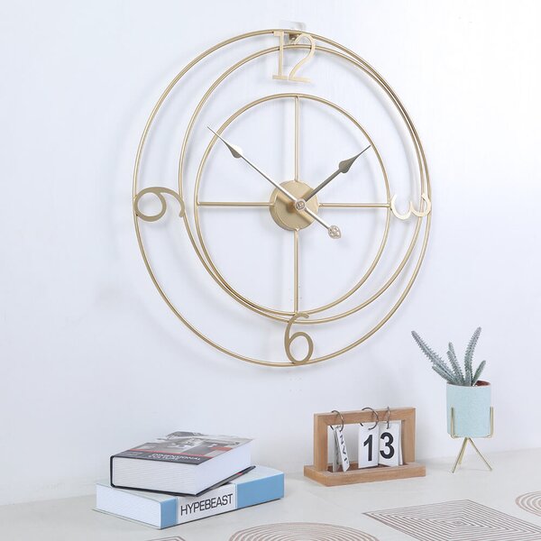 Dizajnové nástenné hodiny Cirle Gold 60cm