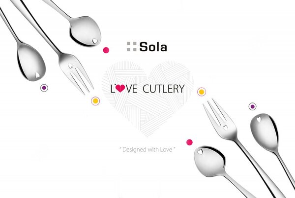 Darčekový set so srdiečkom 6 ks - Love Cutlery