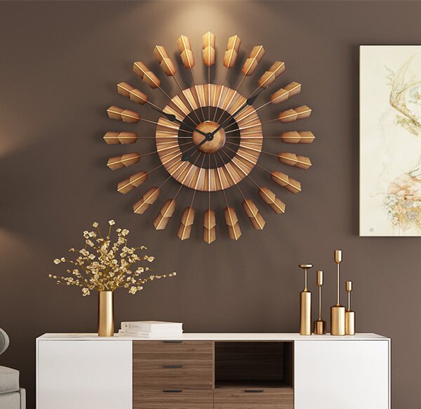Dizajnové nástenné hodiny India 60cm