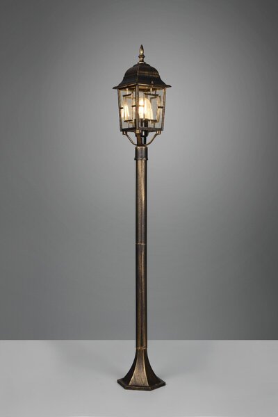 Klasická záhradná lampa 100 cm E27 60W VOLTURNO Trio