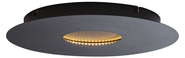 Moderné stropné svietidlo čierne 40 cm vrátane LED s 3-stupňovým stmievaním - Morning