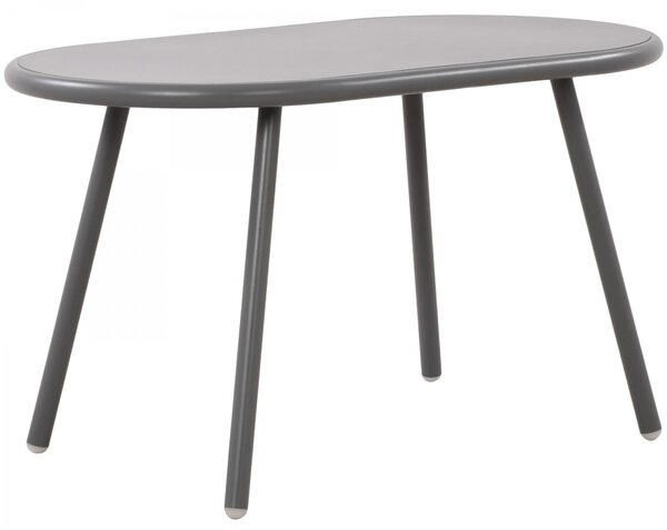 Konferenčný stolík Velva - v45 x 80 x 45 cm - Tmavo sivá
