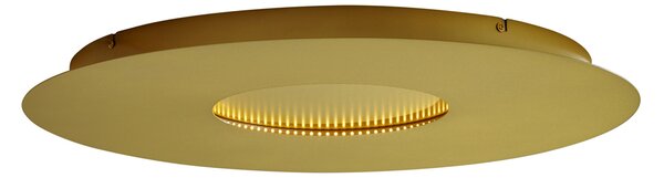 Moderné stropné svietidlo zlaté 60 cm vrátane LED s 3-stupňovým stmievaním - Morning