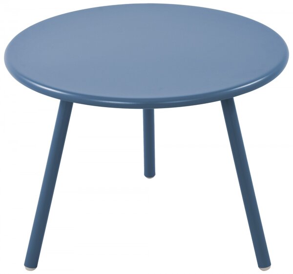 Konferenčný stolík Minot - v45 x Ø60 cm - Modrá