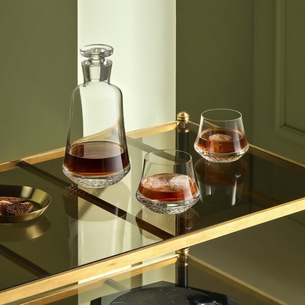 NUDE Glass Paris Krištáľová fľaša na whisky 1000 ml