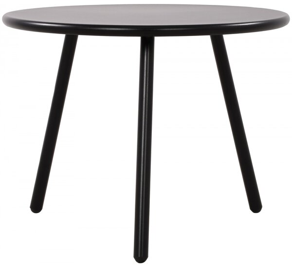 Konferenčný stolík Minot - v45 x Ø60 cm - Čierna