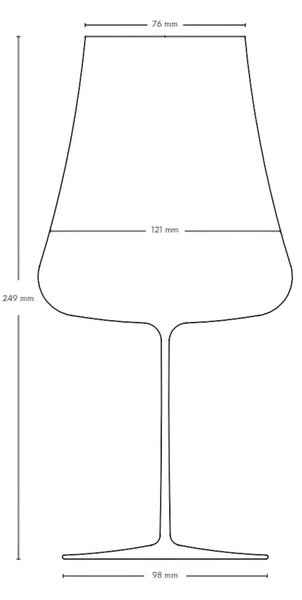 NUDE Glass Stem Zero Pohár na červené víno Volcano 1000 ml