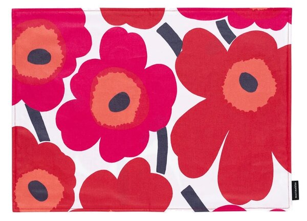 Marimekko Prestieranie Pieni Unikko 31x42, červeno-biele