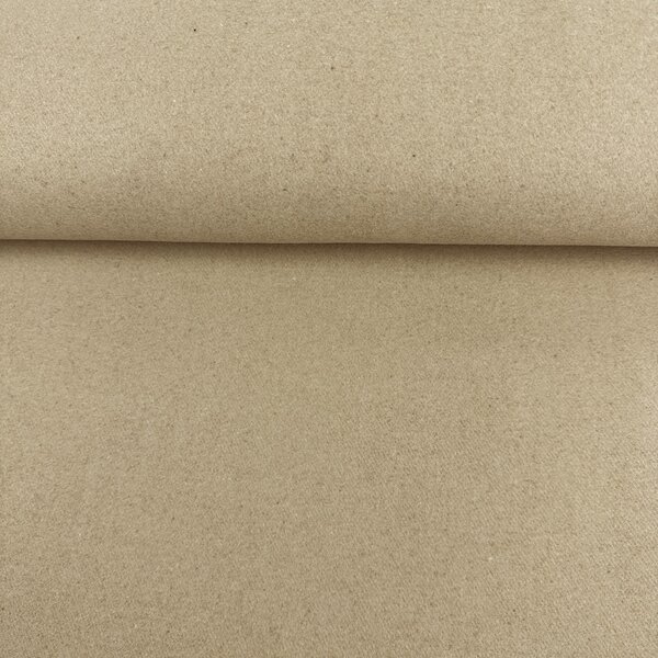 Metráž Kabátovina Flauš Wool - Béžová