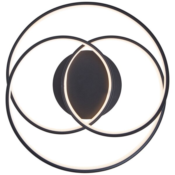 Brilliant - LED Stropné svietidlo LABYRINTH LED/40W/230V pr. 39,5 cm čierna