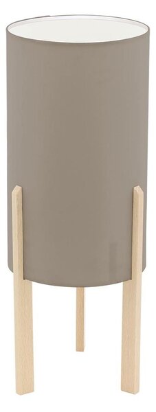 Eglo 97893 - Stolná lampa CAMPODINO 1xE27/60W/230V výška 400mm taupe