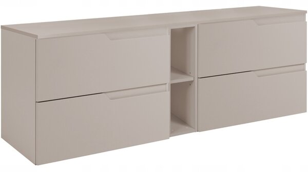 MODERN kašmír K140DK závesná skrinka pod umývadlo 140 cm