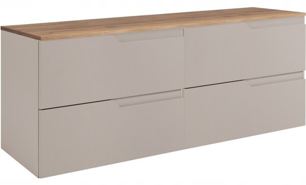 MODERN kašmír K120DC závesná skrinka pod umývadlo 120 cm
