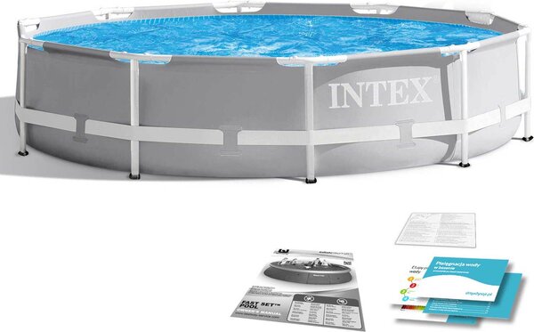 Intex 26700NP, 4485 L, Rámový bazén, Dieťa a dospelý, Šedá, 17,1 kg