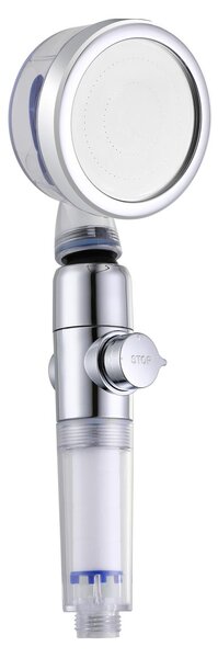 Sprchová hlavica Herzberg Turbo Charger - matná modrá