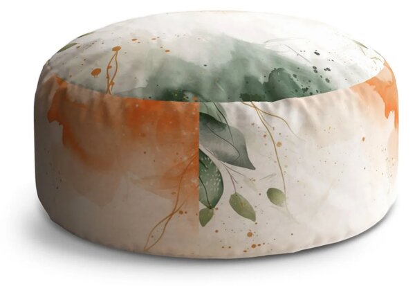 Sablio Taburet Circle Lesná hmla: 38x48 cm
