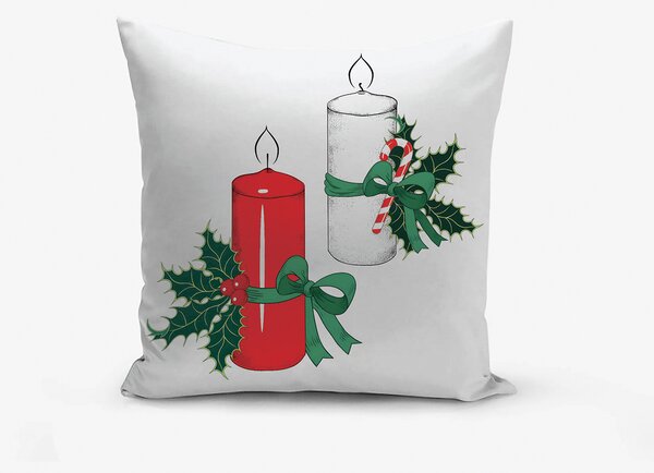 XPOSE® Set obliečok na vankúš SVIEČKY 40x40 cm - set 4ks