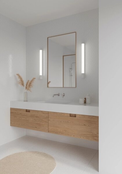 Nordlux - LED kúpeľňové osvetlenie zrkadla so zásuvkou LED/15W/230V IP44 68,4 cm biela