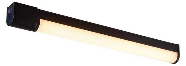 Nordlux - LED kúpeľňové osvetlenie zrkadla so zásuvkou LED/15W/230V IP44 68,4 cm čierne