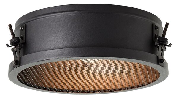 Brilliant - Stropné svietidlo ZOIS 1xE27/60W/230V priemer 30 cm čierne