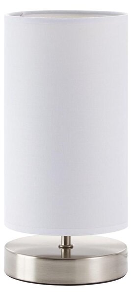 Brilliant - Stolná lampa CLARIE 1xE14/40W/230V matný chróm/biela