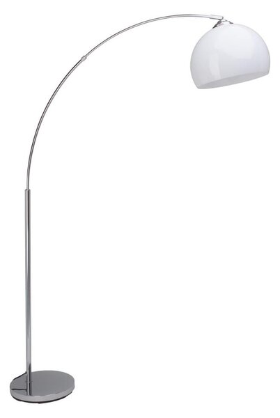 Brilliant - Stojacia lampa VESSA 1xE27/60W/230V lesklý chróm/biela
