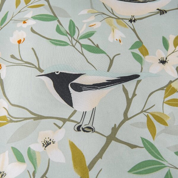 Obliečka na vankúš z mikrovlákna FLORIBIRD 50x70 cm, zelený