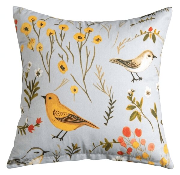 Obliečka na vankúš z mikrovlákna SPRING BIRDS 45x45 cm, farebný