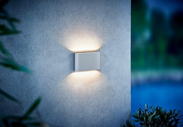 Nordlux - LED Vonkajšie nástenné svietidlo KINVER LED/8,5W/230V IP54 biela