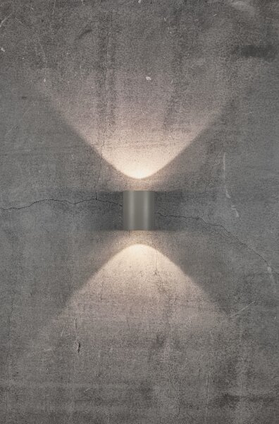 Nordlux - LED vonkajšie nástenné svietidlo CANTO 2xLED/5,5W/230V IP44 sivá