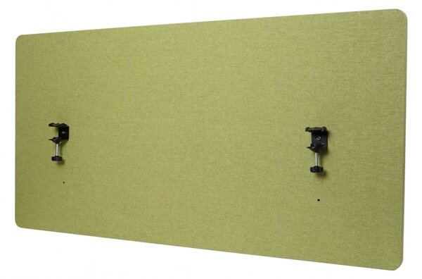 Akustický panel na stôl HWC-G75 - dvojstenná látka/textil - 60x120 - zelená
