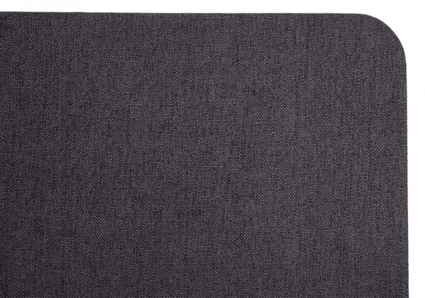 Akustický panel na stôl HWC-G75 - dvojstenná látka/textil - 60x65cm - hnedo-sivá