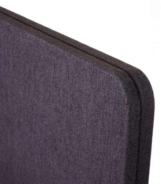 Akustický panel na stôl HWC-G75 - dvojstenná látka/textil - 60x65cm - hnedo-sivá